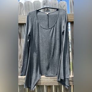 Zenana Outfitters Gray Tunic